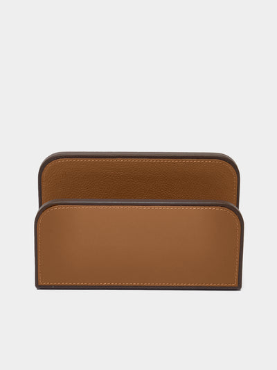Giobagnara x Poltrona Frau - Leather Envelope Holder - Tan - ABASK - 