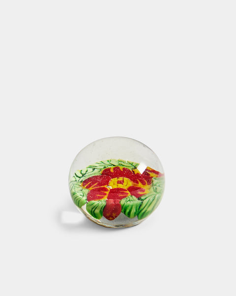 Antique and Vintage - 1930s Murano Glass Paperweight - Green - ABASK - 