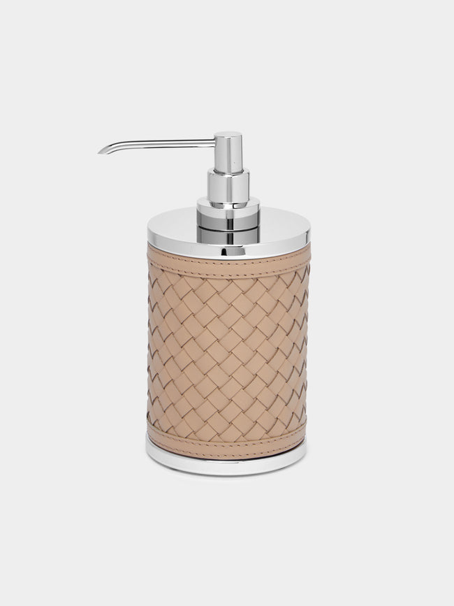 Riviere - Woven Leather Soap Dispenser - Tan - ABASK - 