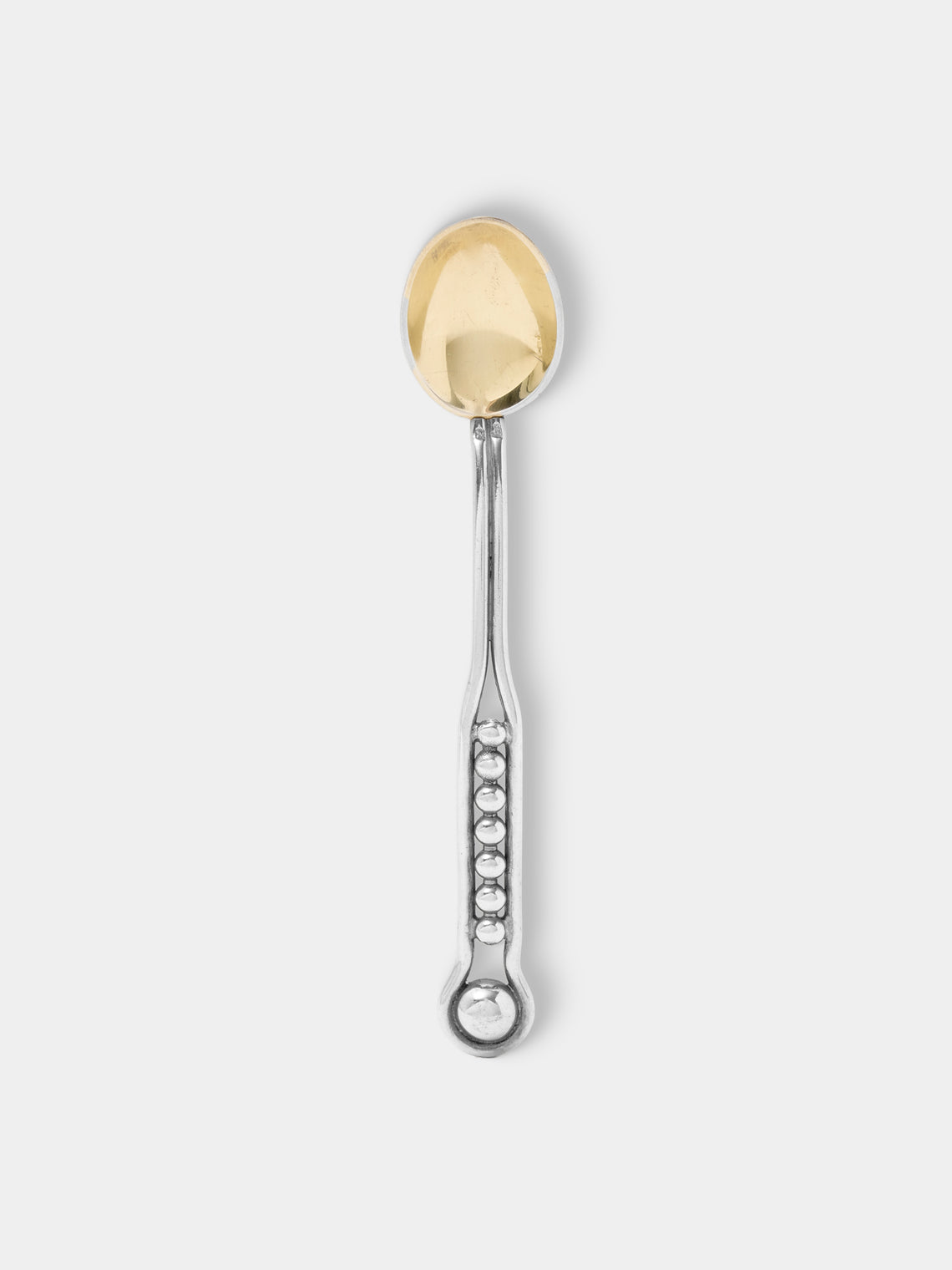 Antique and Vintage - 1930s Silver-Plated Ice Cream Bowls and Spoons (Set of 6) - Silver - ABASK