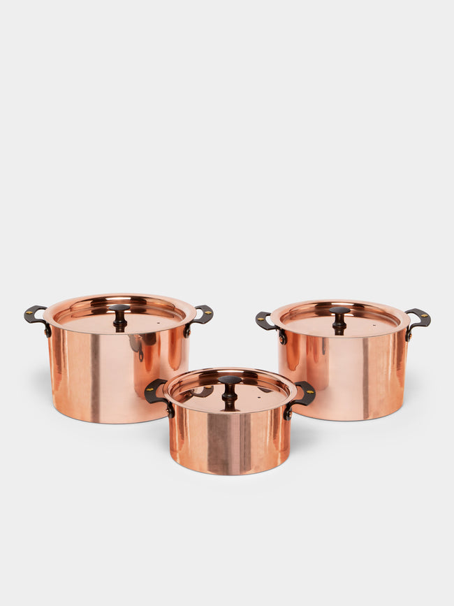 Netherton Foundry - Copper Lidded Stockpots (Set of 3) -  - ABASK - 