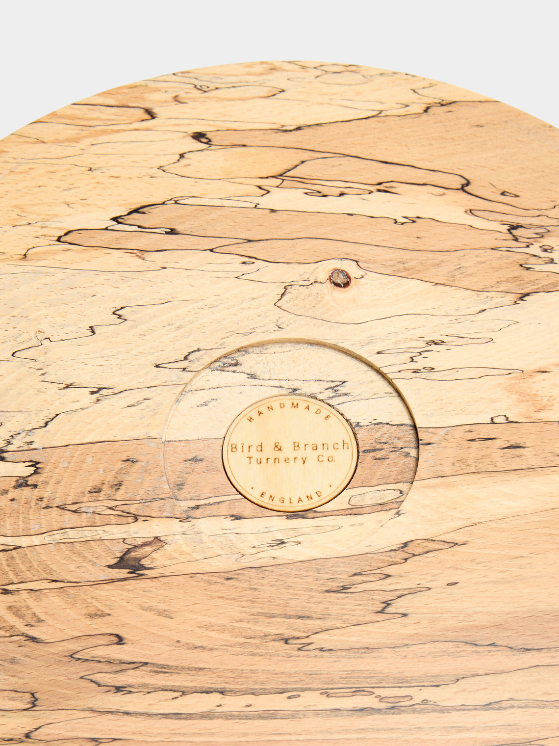 Bird & Branch - Hand-Turned Spalted Beech Large Bowl - Natural - ABASK