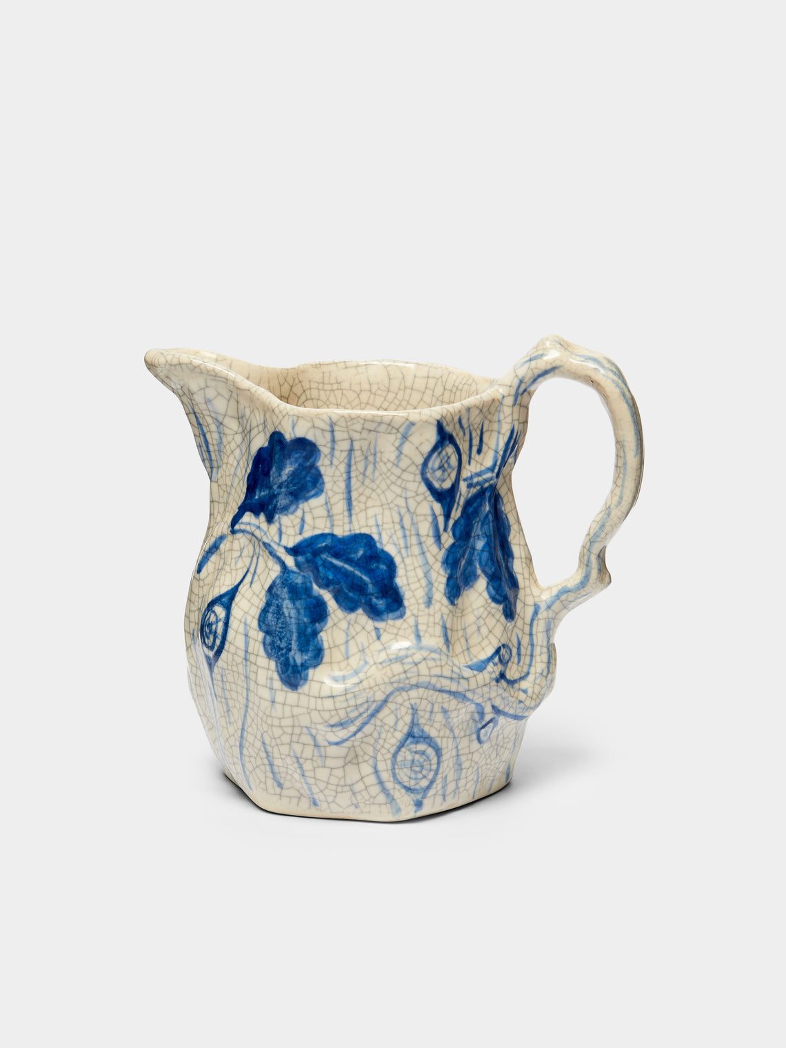 Antique and Vintage - 1931 Dedham Pottery Oak Block Pitcher -  - ABASK - 
