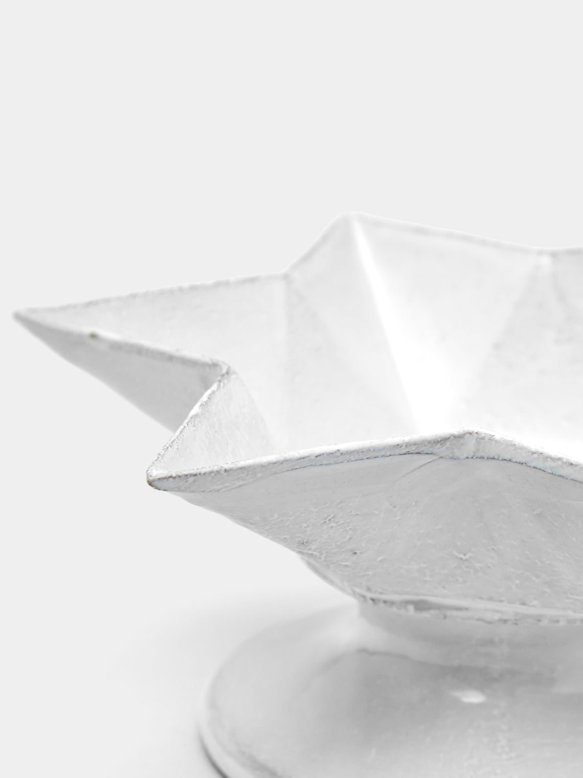 Astier de Villatte - Hand-Glazed Ceramic Stand - White - ABASK