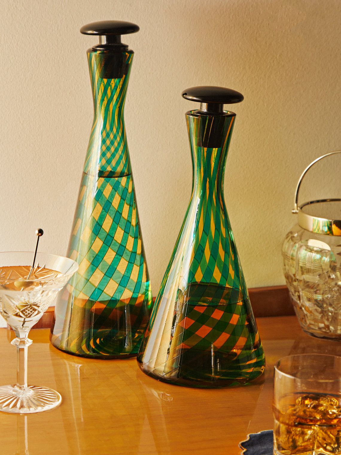 Antique and Vintage - 1920 Murano Glass Decanters (Set of 2) -  - ABASK