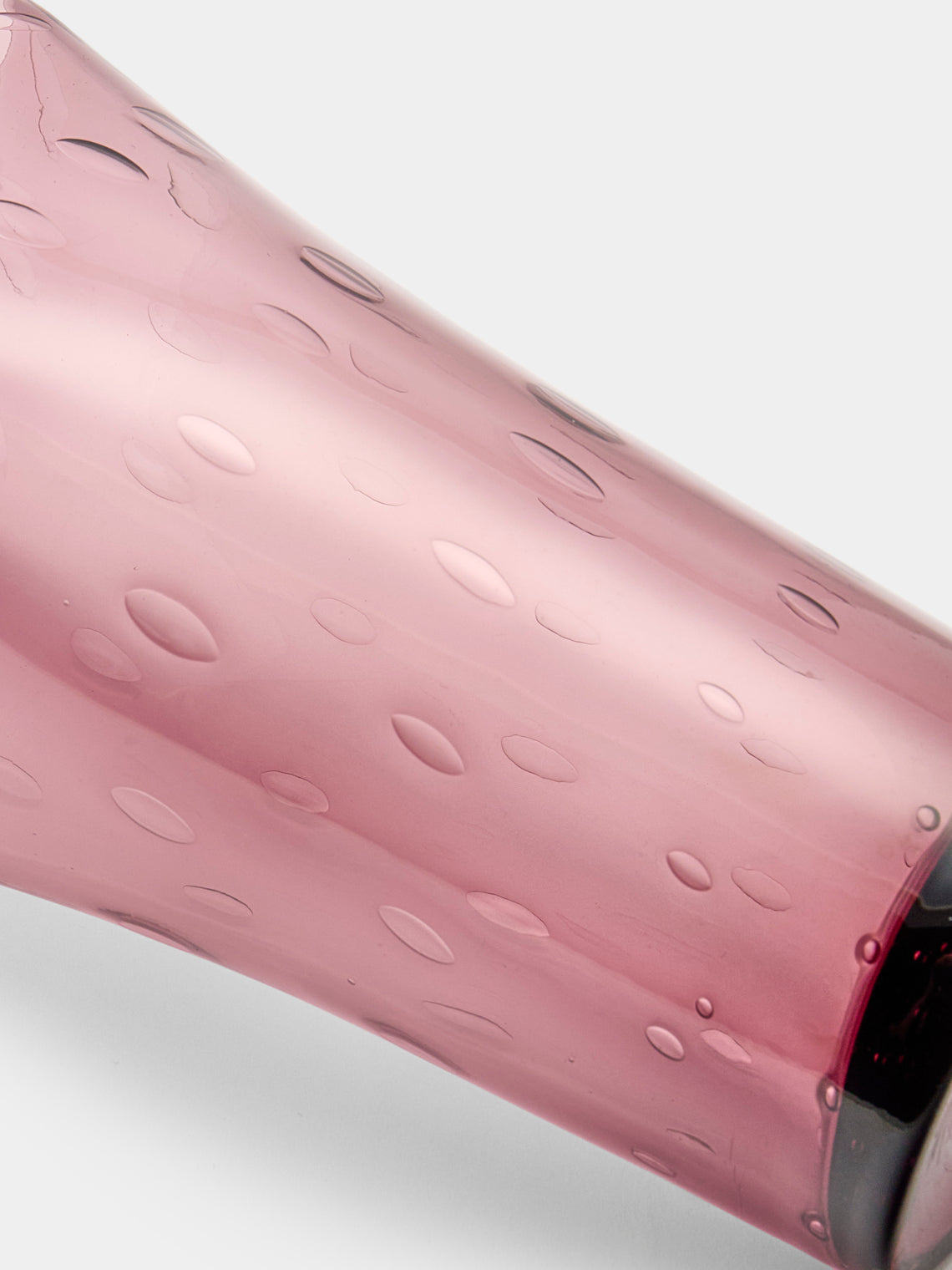 Antique and Vintage - 1920s Cappellini Glass Vase - Pink - ABASK
