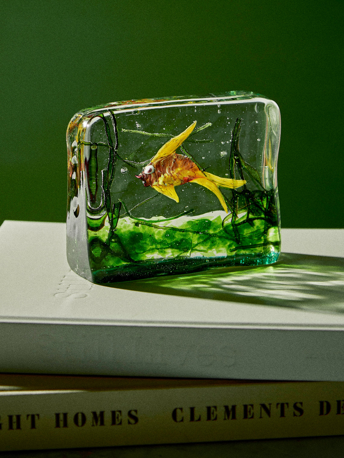 Antique and Vintage - 1940s Alfredo Barbini for Cenedese Fish Murano Glass Paperweight - Multiple - ABASK