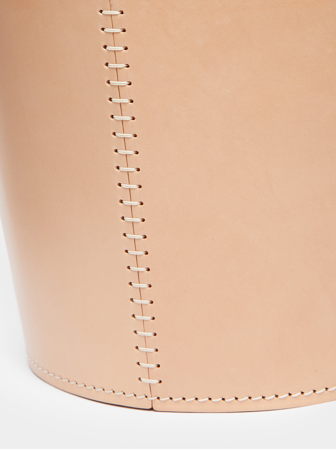 Otis Ingrams - Eyelet Leather Wastepaper Bin -  - ABASK