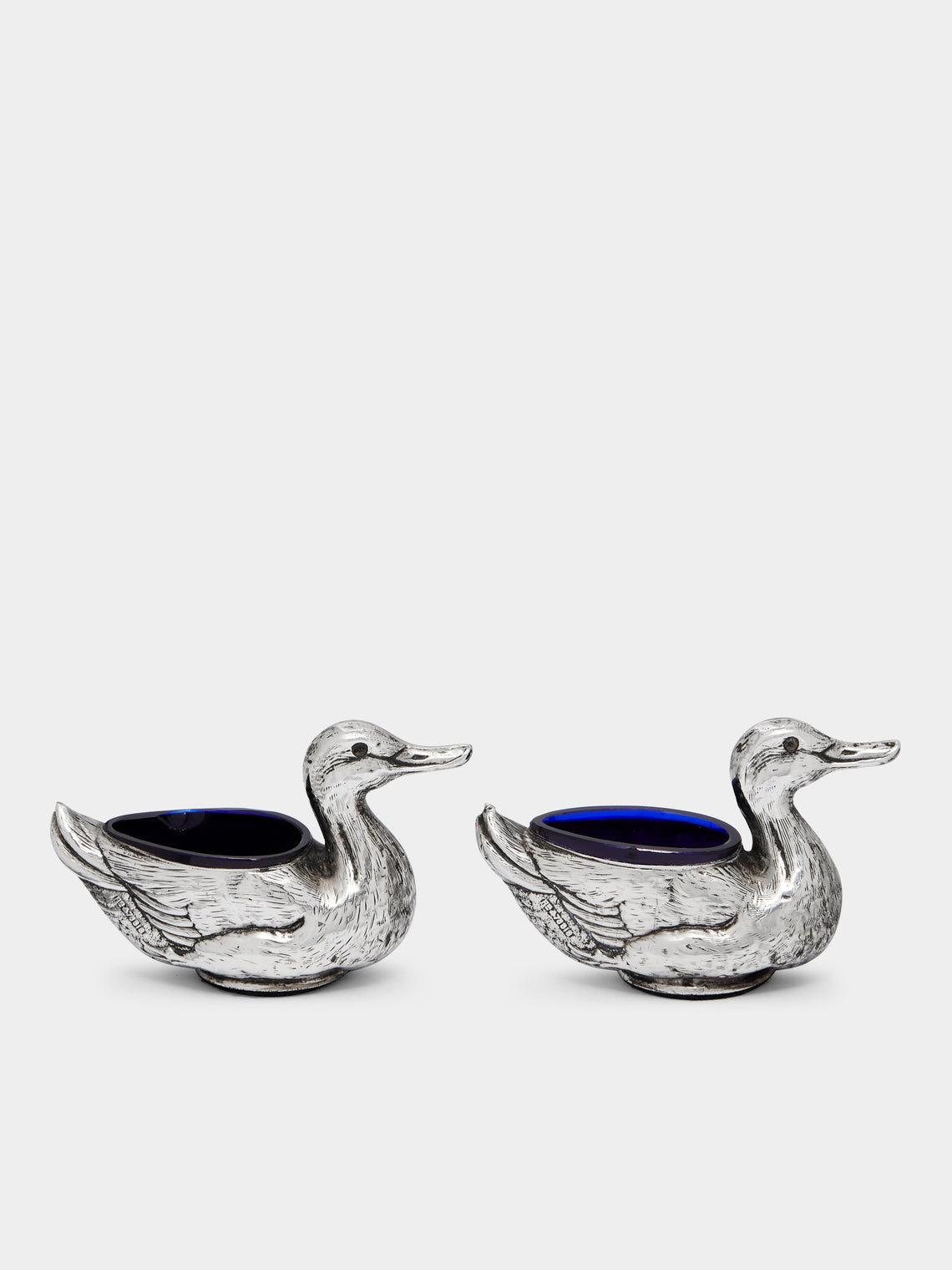 Antique and Vintage - 1905 Sterling Silver Salt and Pepper Ducks (Set of 2) -  - ABASK - 