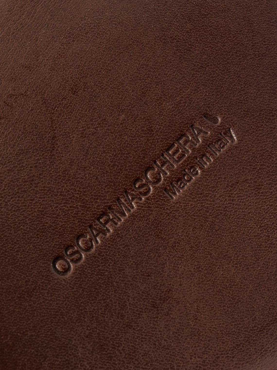 Oscar Maschera - Antonio Leather Pen Pot - Dark Brown - ABASK