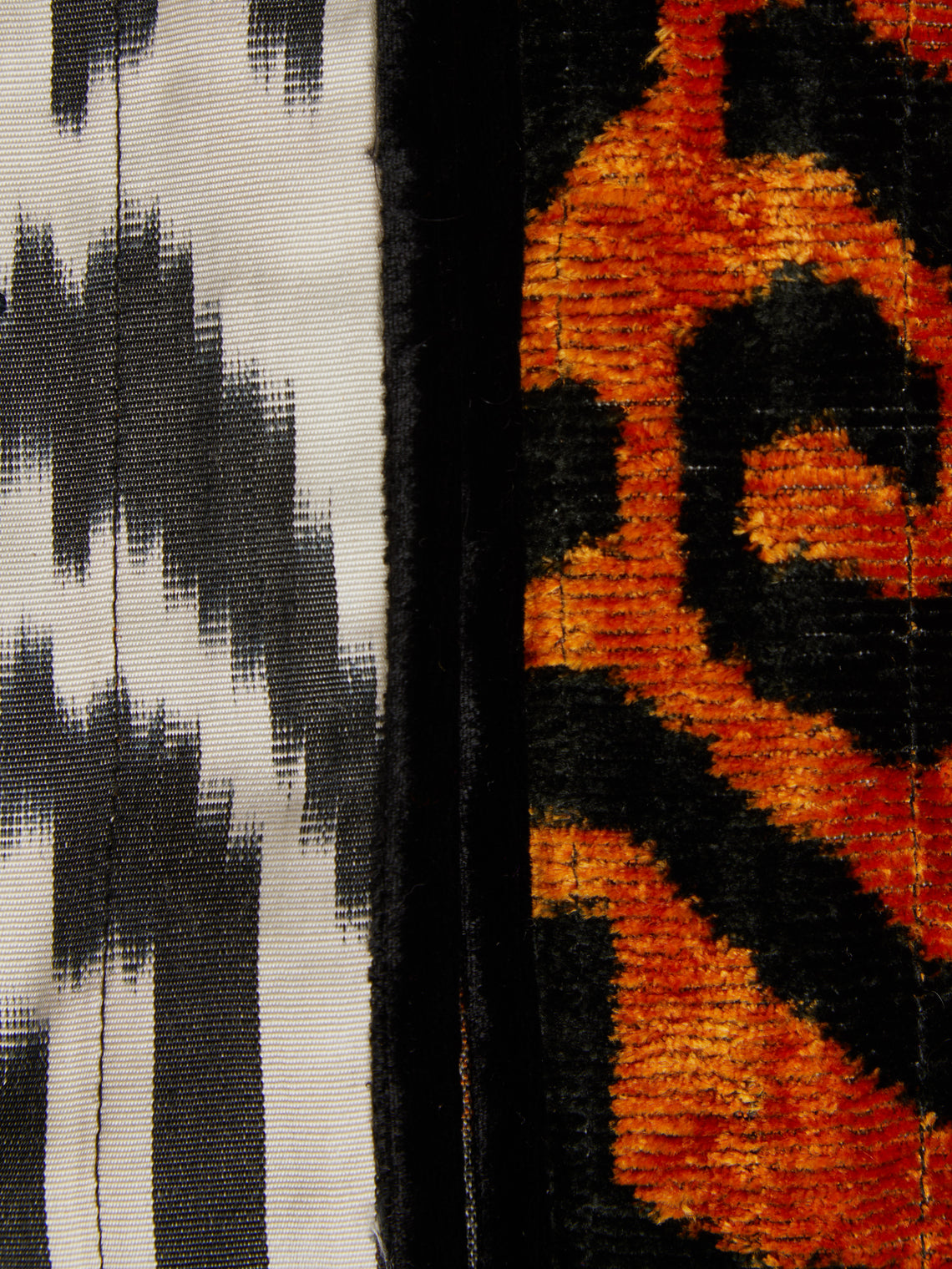 Nazzy Beglari - Hand-Loomed Ikat Silk and Cotton Reversible Robe | One Size -  - ABASK