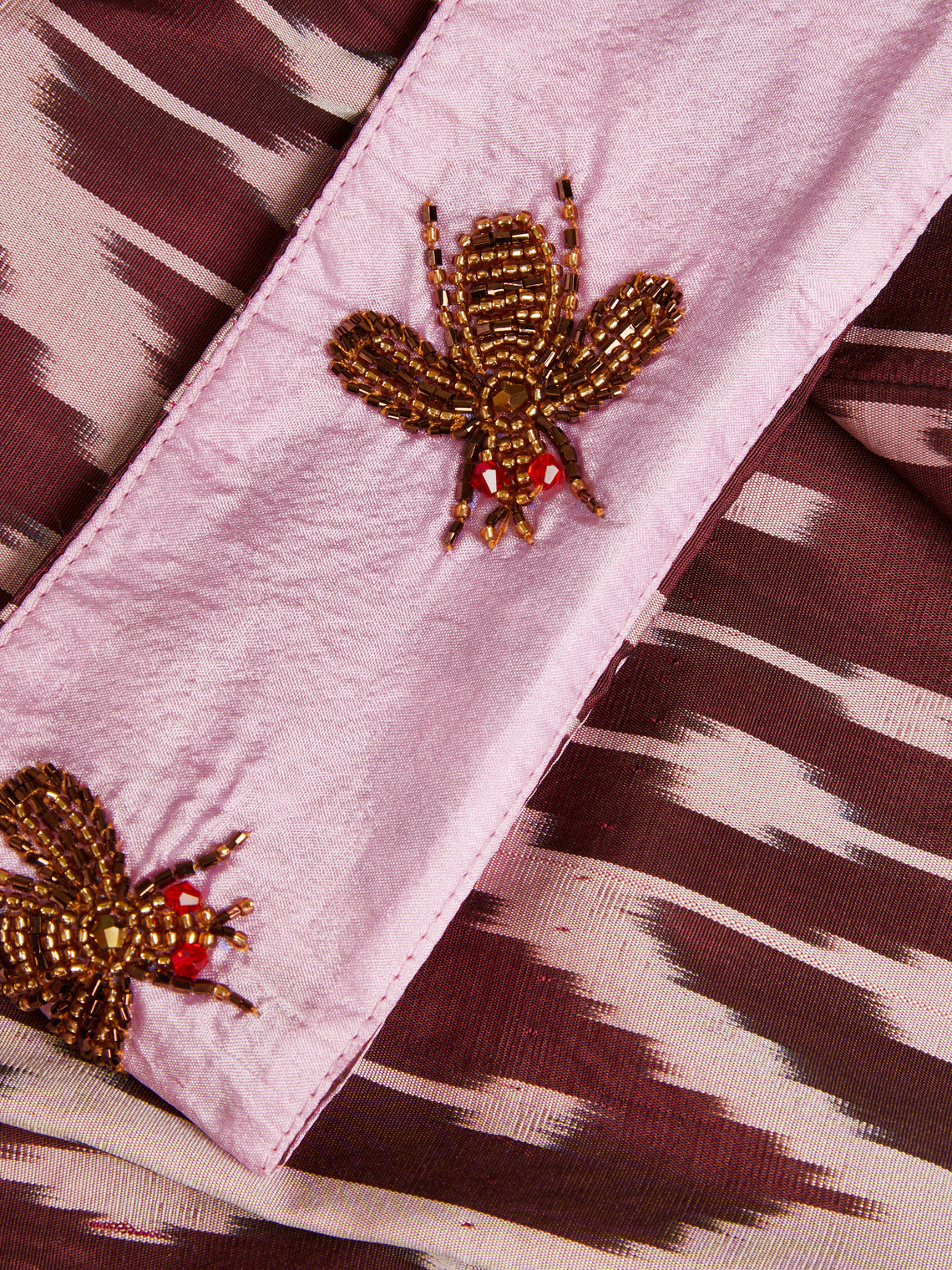Nazzy Beglari - Hand-Loomed Ikat Silk and Cotton Dress | One Size -  - ABASK