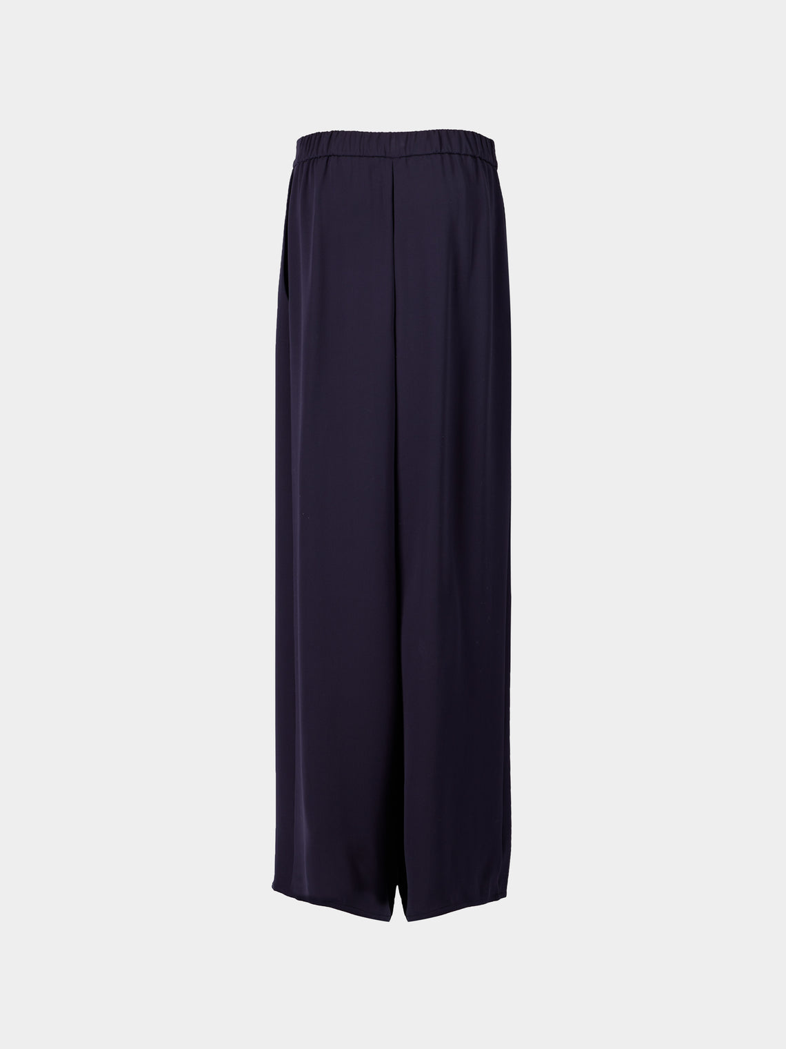 Dusan - Silk Full Trousers | Size: S - Navy - ABASK