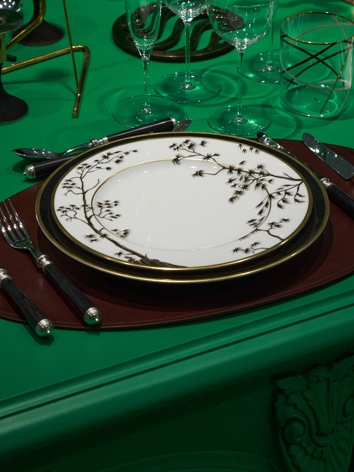 Pinto Paris - Vieux Kyoto Porcelain Dinner Plate -  - ABASK