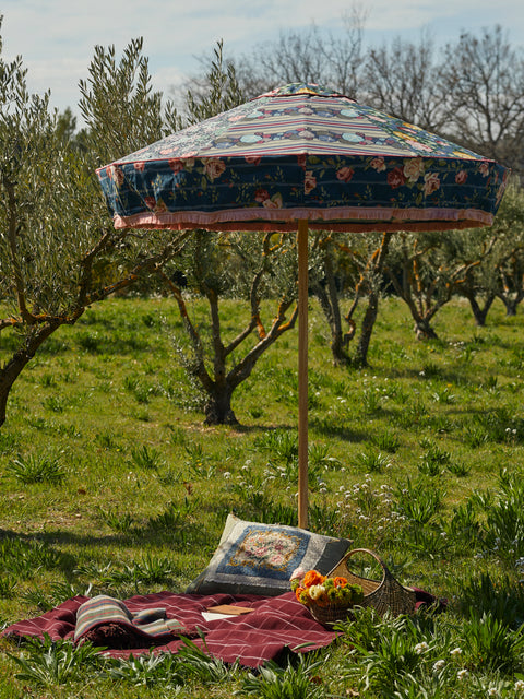Sunbeam Jackie - Indigo Rose Vintage-Cotton Parasol -  - ABASK