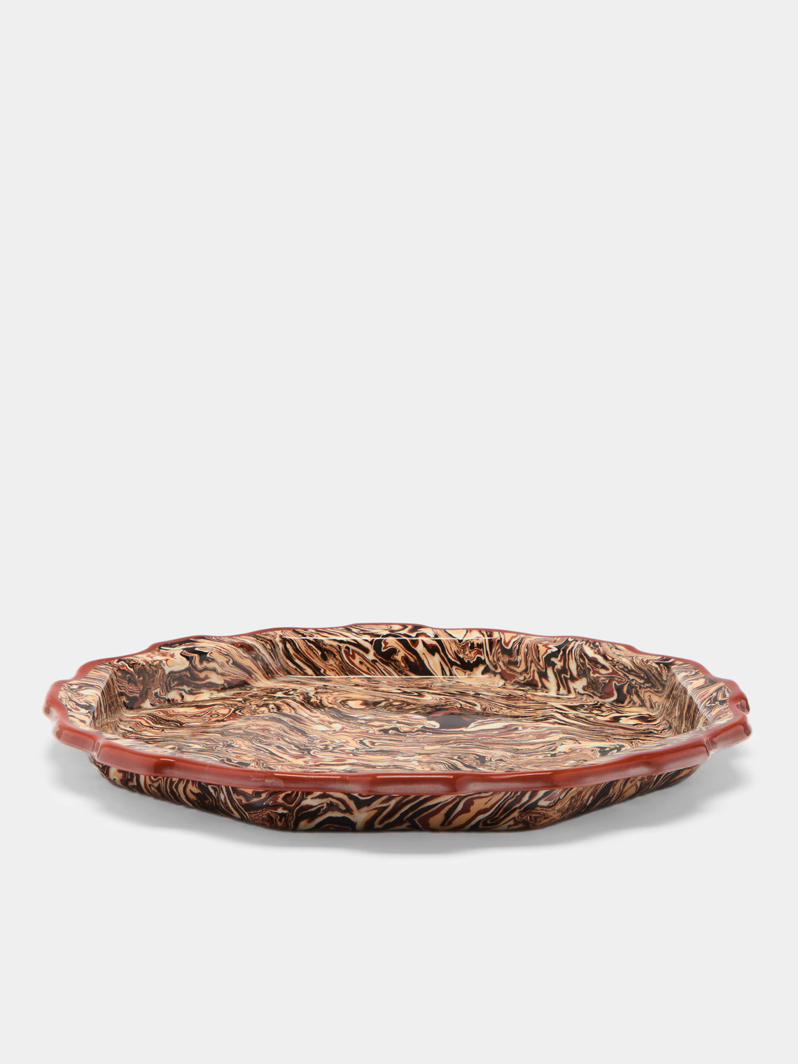Antique and Vintage - 1950s Aptware Round Serving Platter -  - ABASK