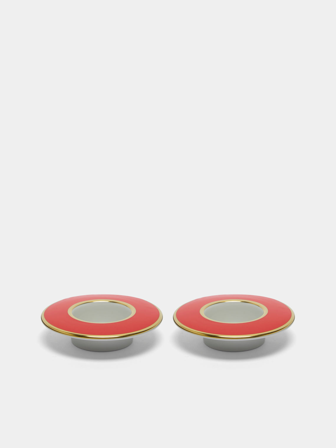 Augarten - Hand-Painted Porcelain Tealight Holders (Set of 2) -  - ABASK