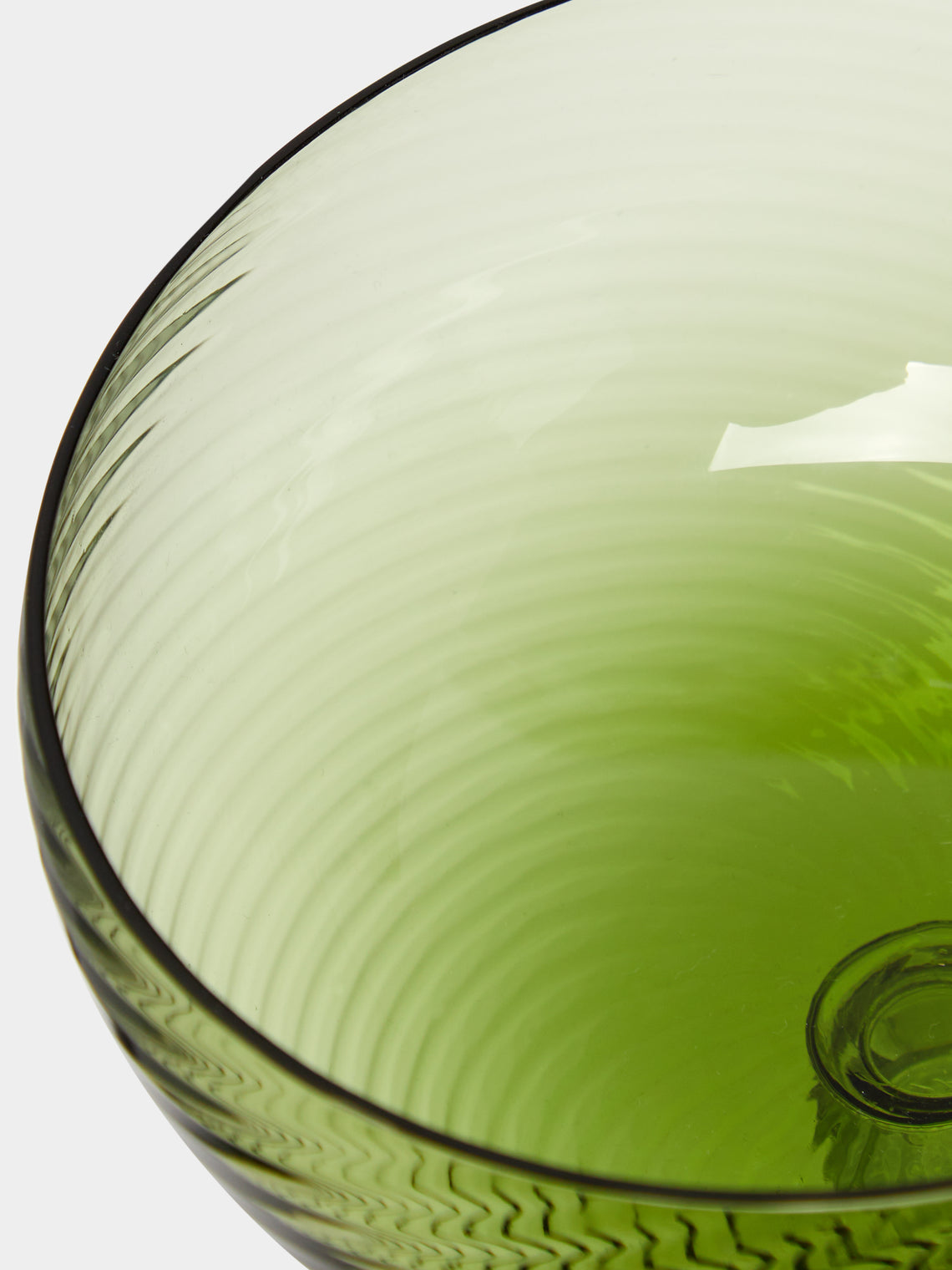 NasonMoretti - Twisted Soraya Hand-Blown Murano Glass Champagne Coupe -  - ABASK