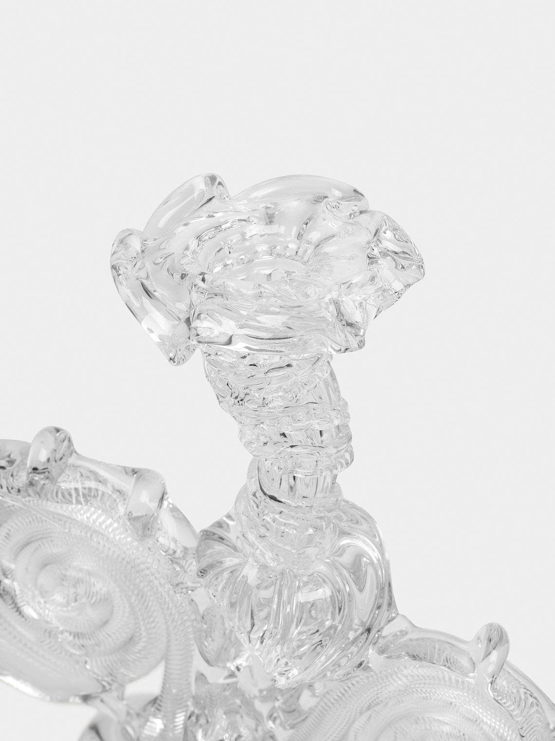 Alexander Kirkeby - Hand-Blown Crystal Candlestick -  - ABASK