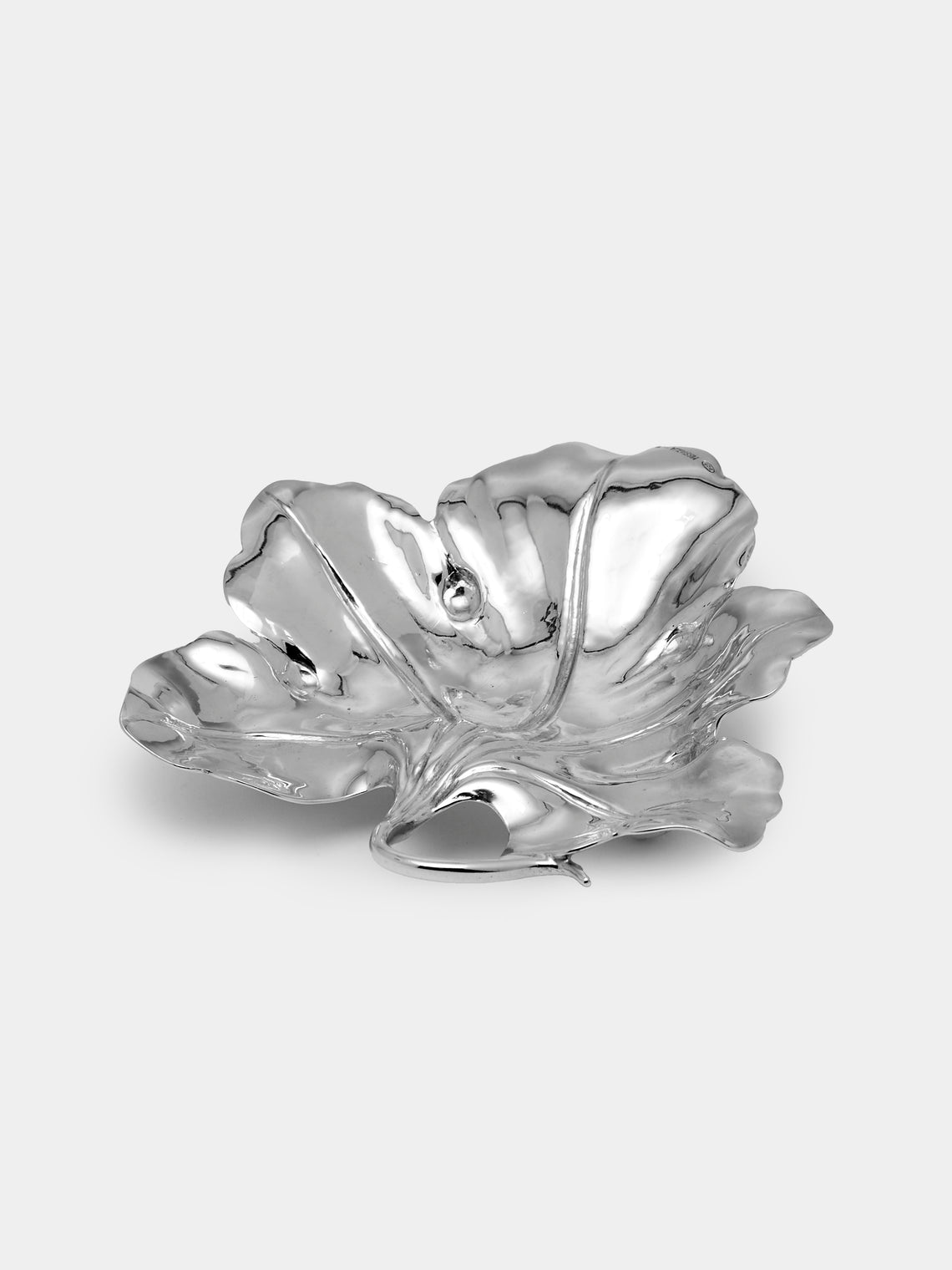 Antique and Vintage - 1970s Buccellati Solid Silver Marsilea Leaf - Silver - ABASK