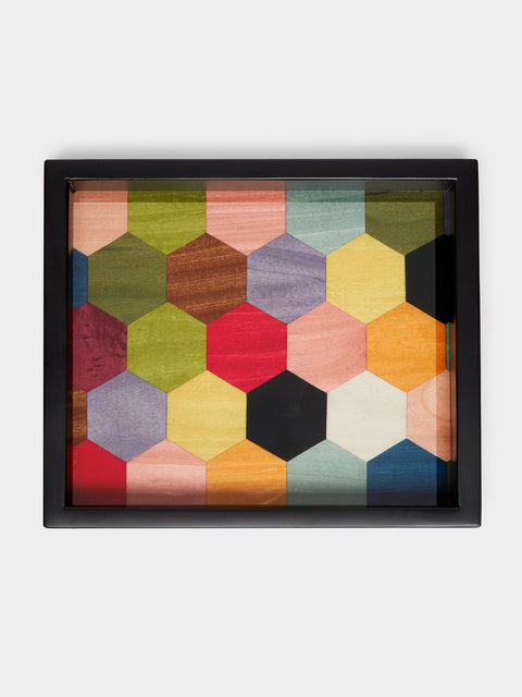 Biagio Barile - Octagon Wood Inlay Tray -  - ABASK - 