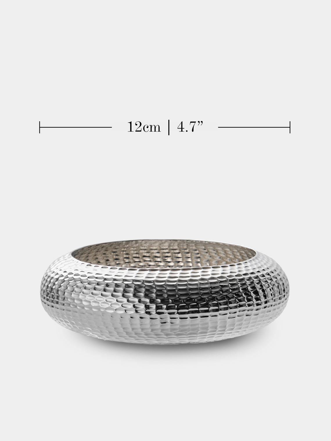 San Lorenzo - 1971 Franco Albini and Franca Helg Pannocchia Sterling Silver Saucer Bowl - Silver - ABASK
