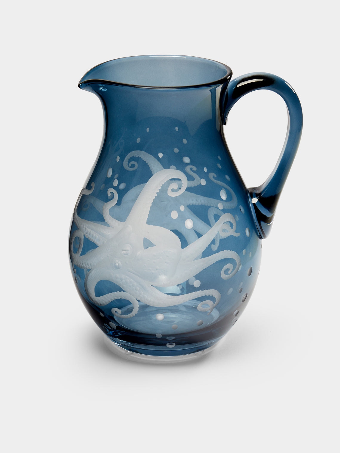 Artel - Sea Life Hand-Engraved Crystal Jug -  - ABASK - 