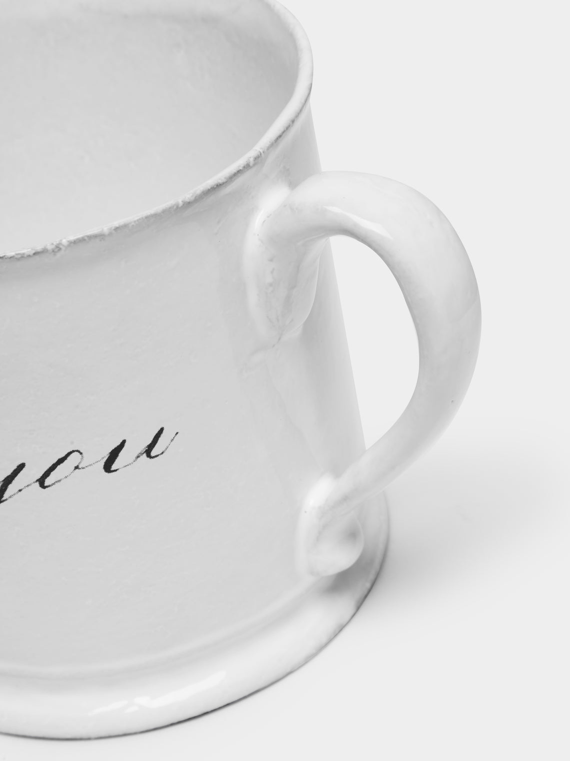 Astier de Villatte - I Love You Hand-Glazed Ceramic Mug -  - ABASK