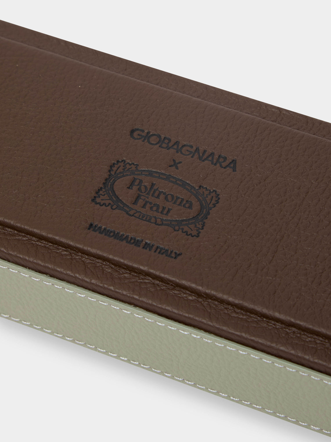 Giobagnara x Poltrona Frau - Leather Flat Pen Holder -  - ABASK