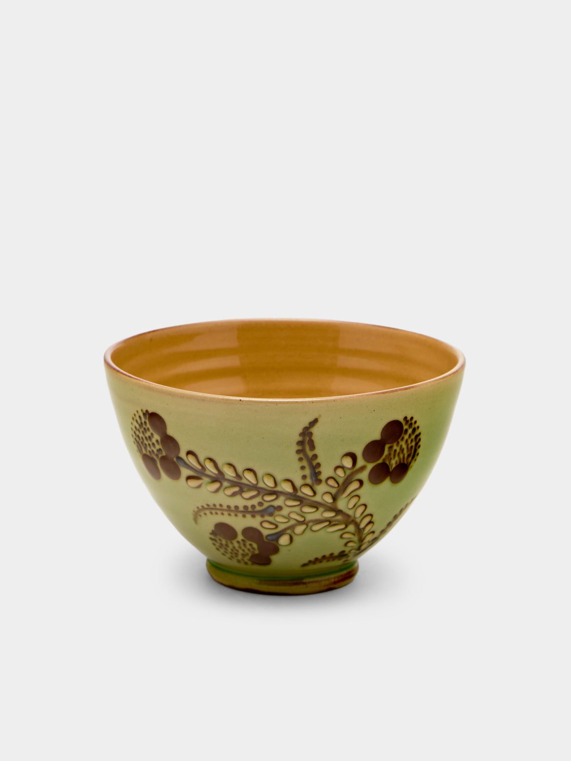 Poterie d’Évires - Flowers Hand-Painted Ceramic Bowls (Set of 6) - Multiple - ABASK