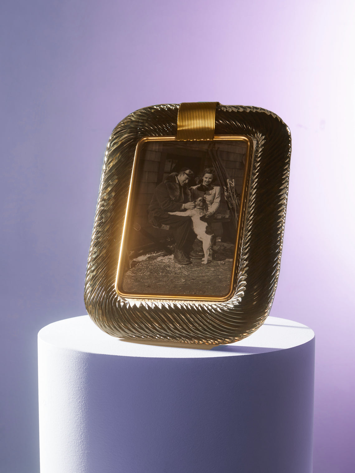 Antique and Vintage - 1960s Murano Glass Photo Frame -  - ABASK