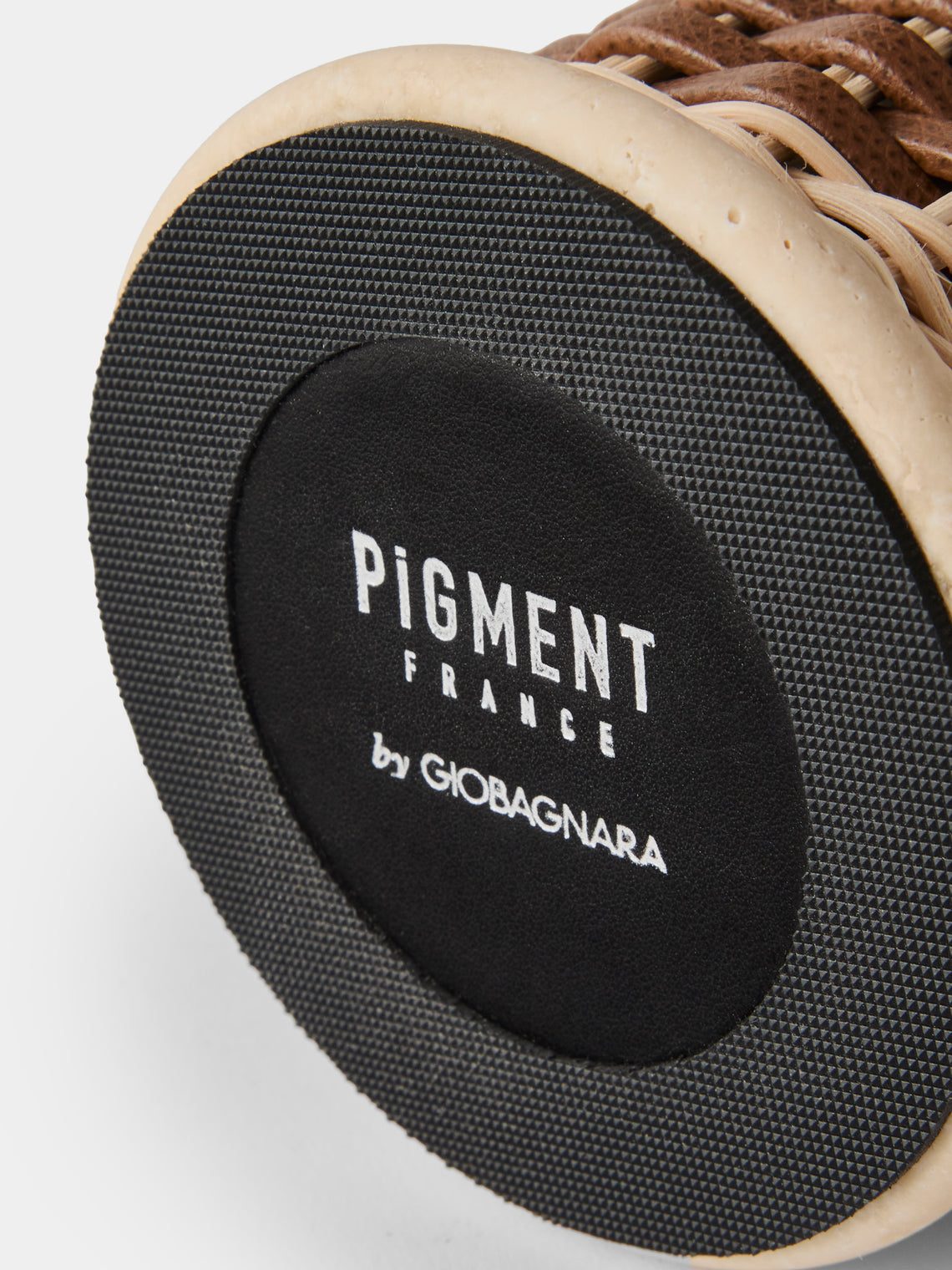 Pigment France - Courbet Leather and Rattan Box - Brown - ABASK