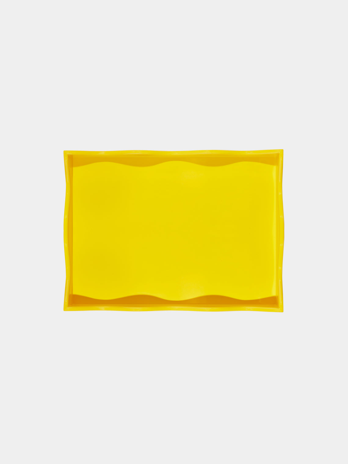 The Lacquer Company - Belles Rives Lacquered Small Tray - Yellow - ABASK - 