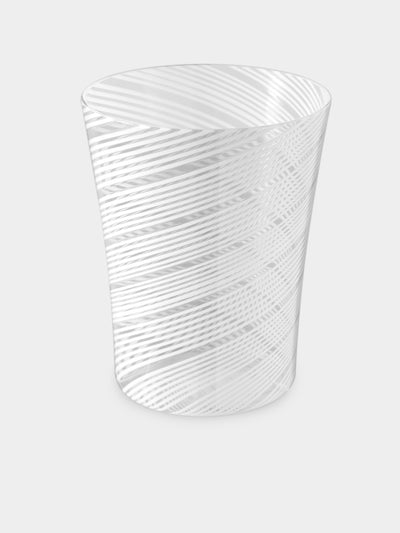 NasonMoretti - Canova Hand-Blown Murano Glass Tumbler - White - ABASK - 