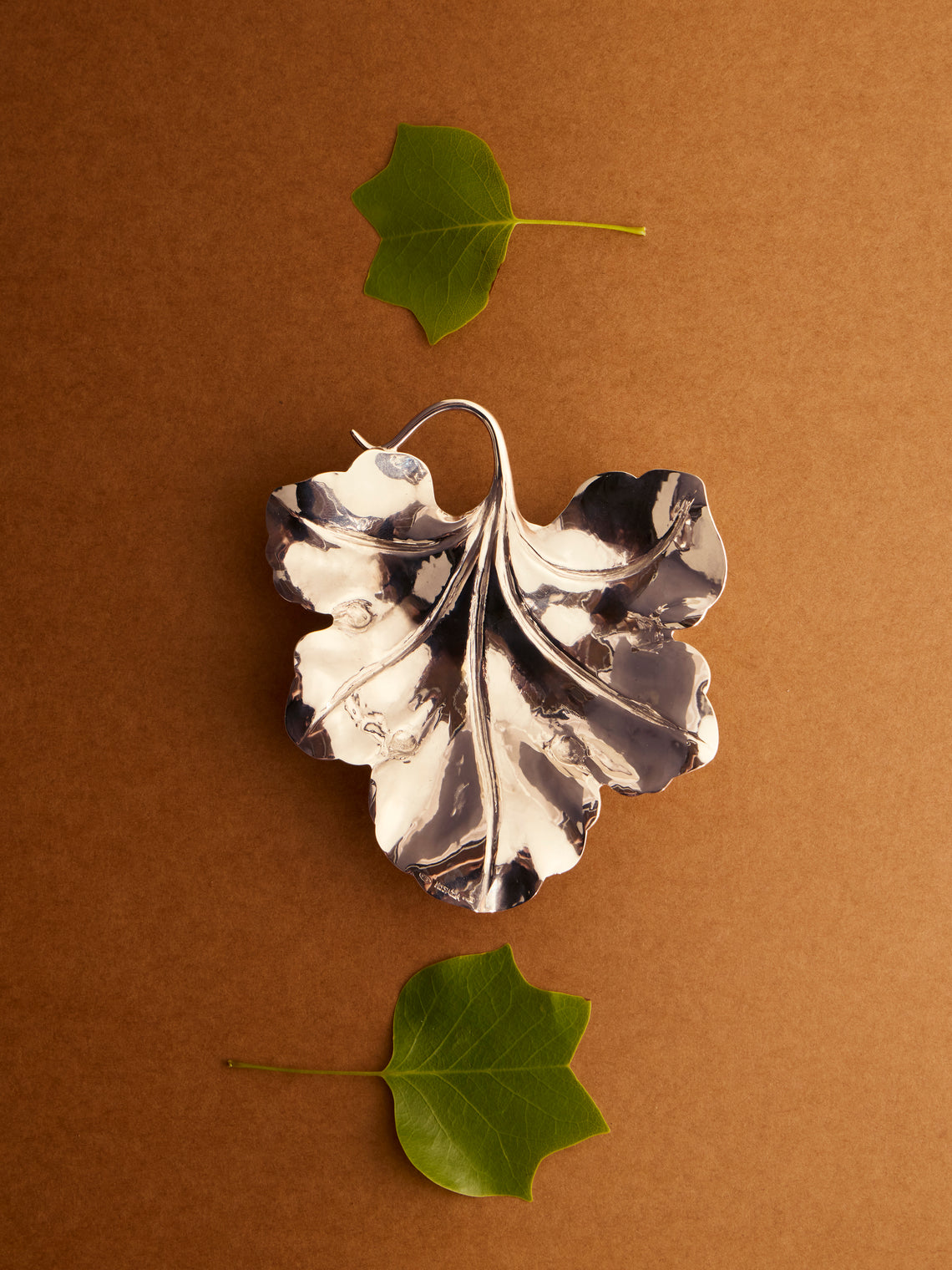 Antique and Vintage - 1970s Buccellati Solid Silver Marsilea Leaf - Silver - ABASK