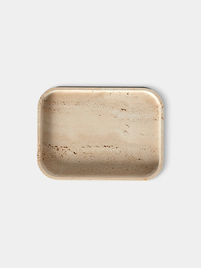 Giobagnara - Polo Marble Valet Tray (9.5in/24cm) - Natural - ABASK - 