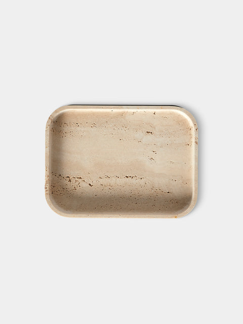 Giobagnara - Polo Marble Valet Tray (9.5in/24cm) - Natural - ABASK - 