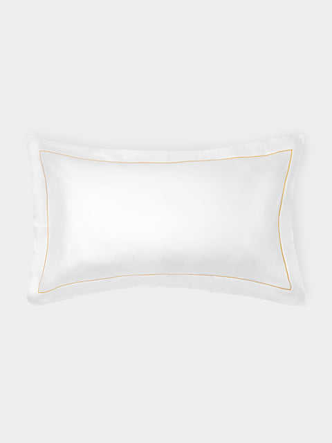 Loretta Caponi - Hand-Embroidered Cotton King-Size Pillowcases (Set of 2) -  - ABASK - 
