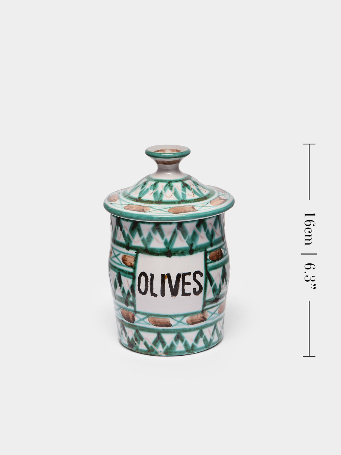 Antique and Vintage - 1950s Robert Picault Ceramic Olive Pot -  - ABASK