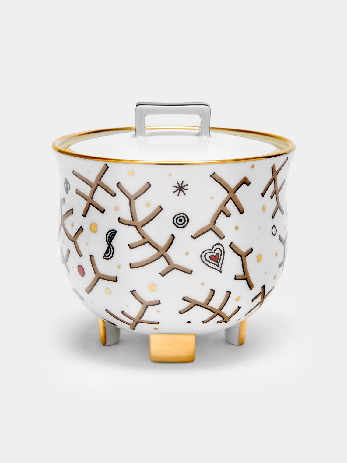 Augarten - Cabaret Hand-Painted Porcelain Collection - Grey - ABASK