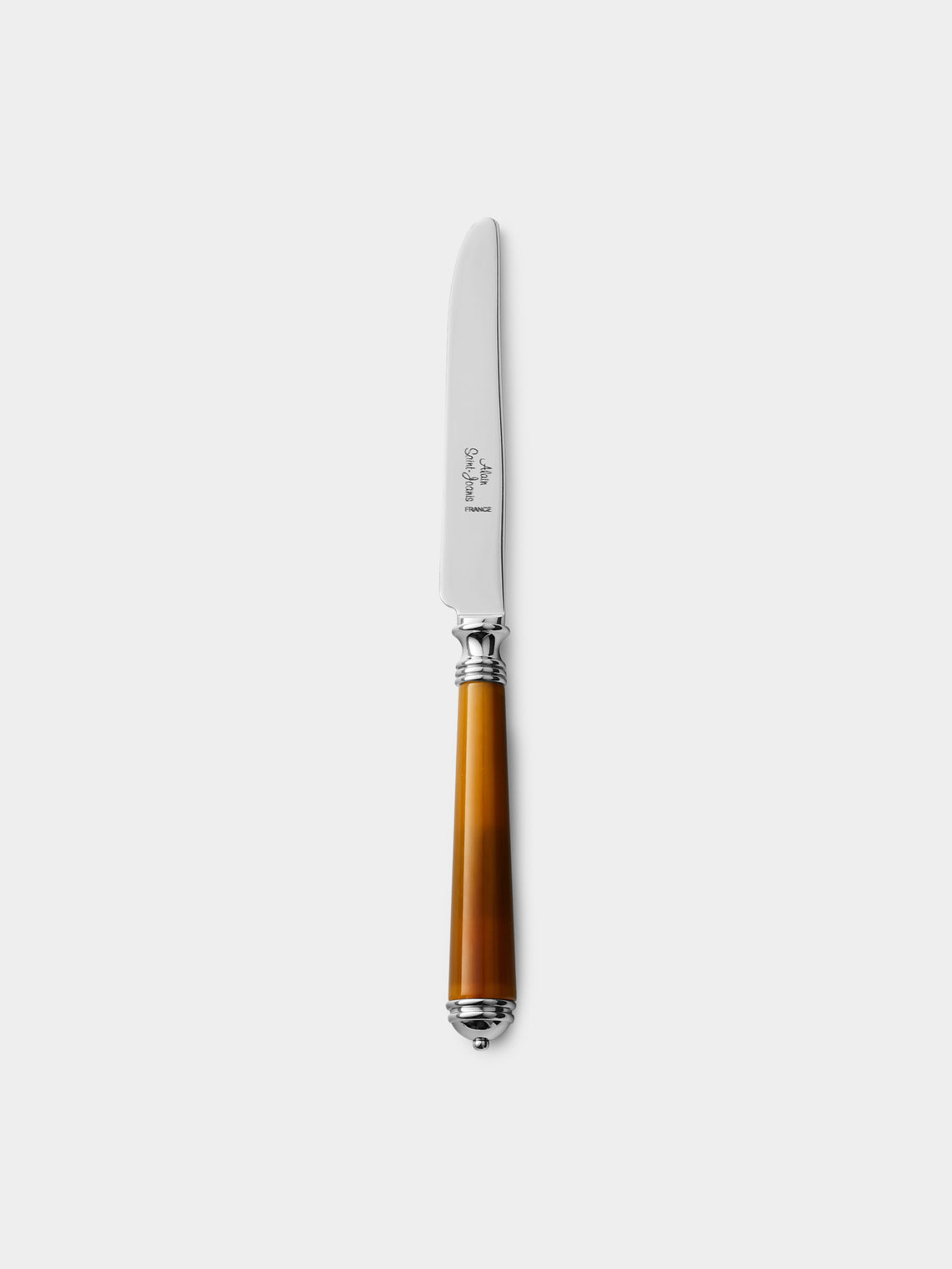 Alain Saint-Joanis - Marbella Dark Horn Resin Dessert Cutlery (Set of 4) - Brown - ABASK