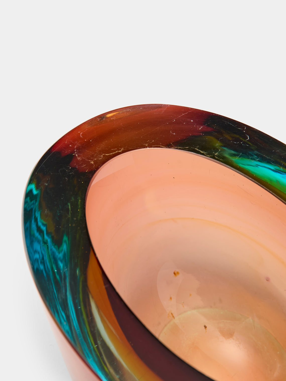 Antique and Vintage - Mid-Century Flavio Poli Murano Glass Ashtray -  - ABASK