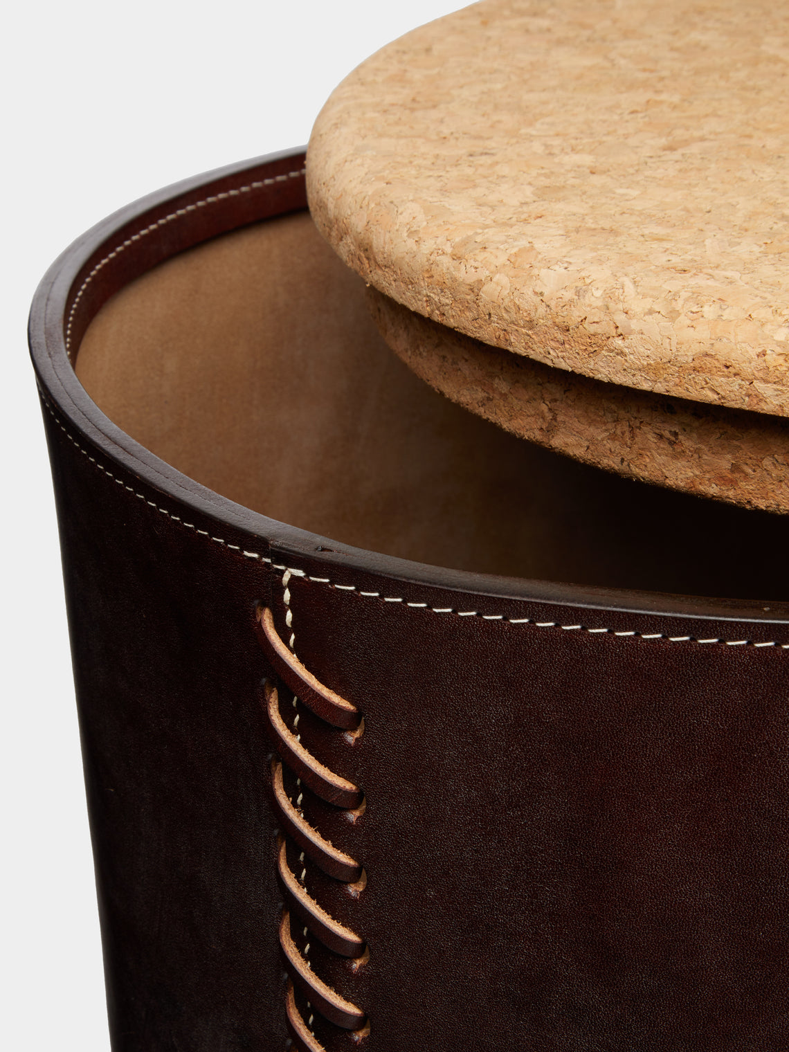 Otis Ingrams - Pithos Leather Laundry Basket -  - ABASK
