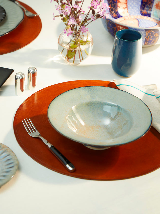 Mervyn Gers Ceramics - Hand-Glazed Ceramic Large Deep Bowls (Set of 6) -  - ABASK