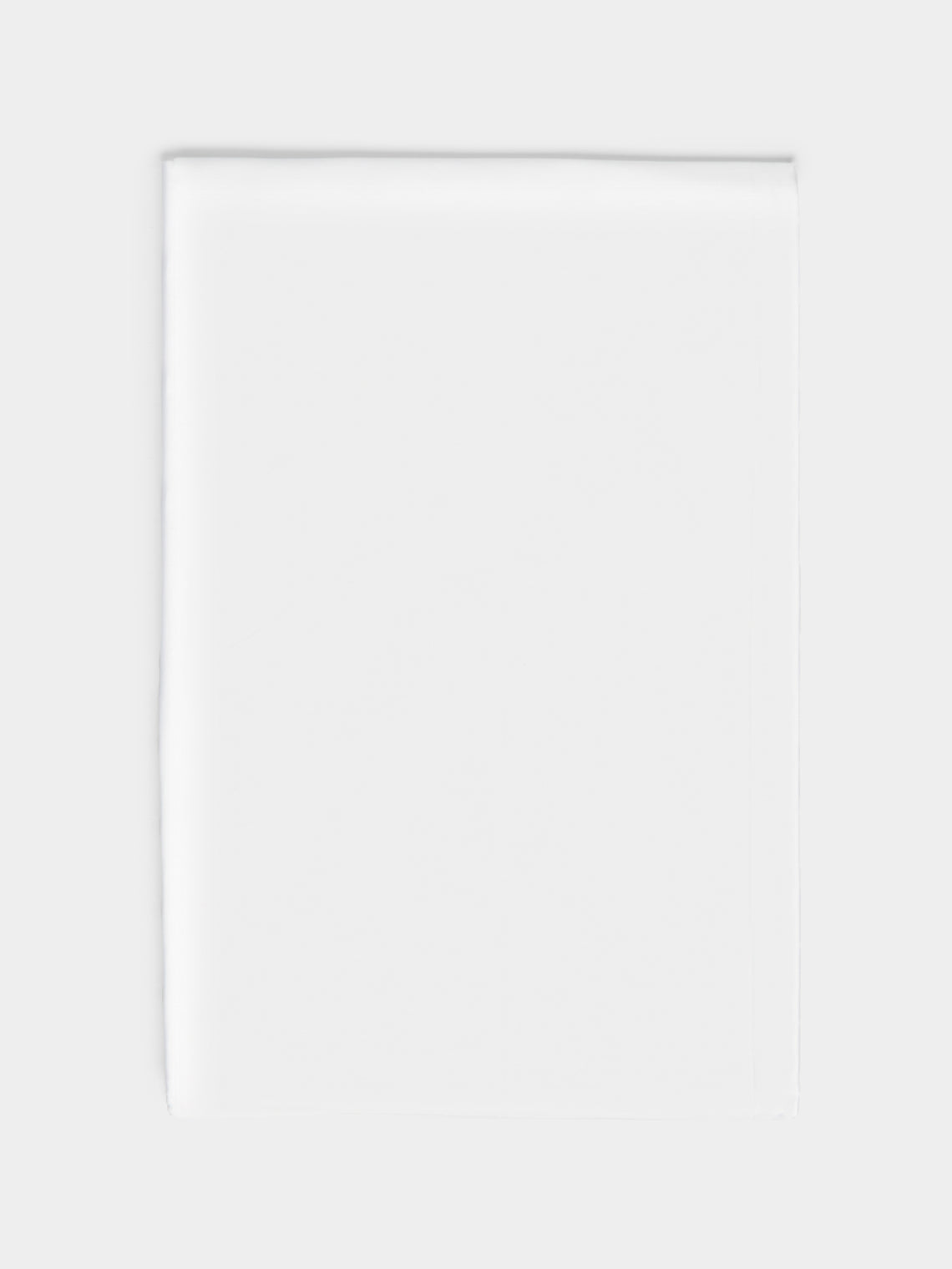 Loretta Caponi - Deco Cotton King-Size Bottom Sheet - White - ABASK - 