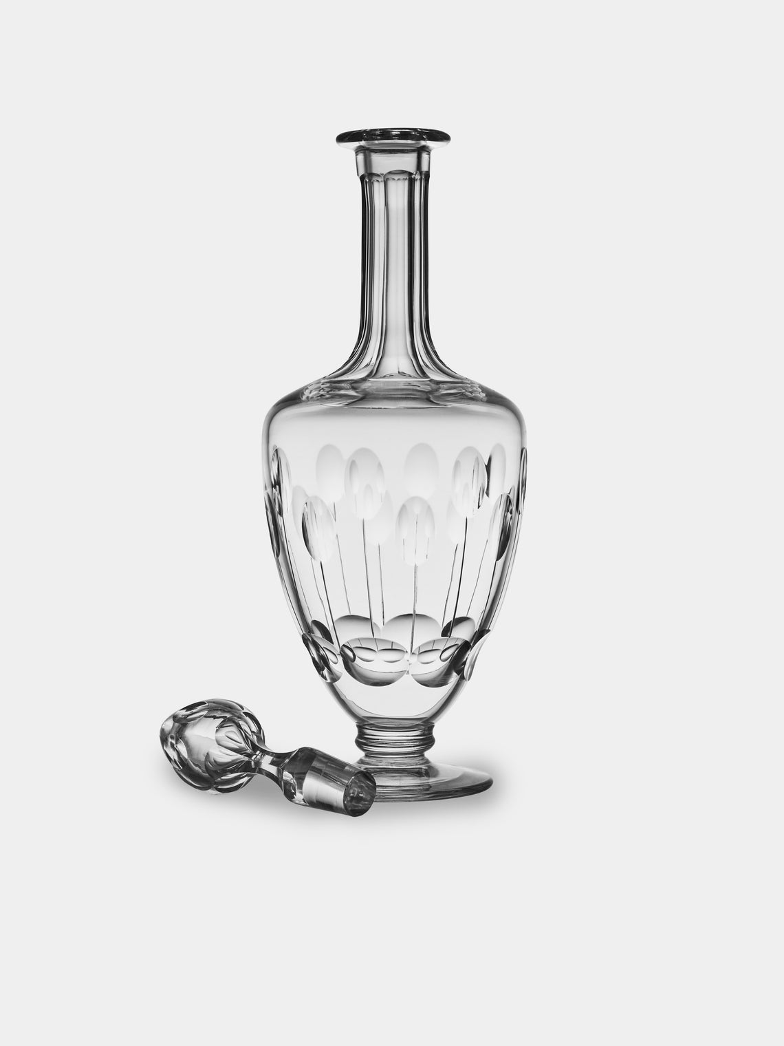 Antique and Vintage - Early-20th-Century Val Saint Lambert Crystal Carafe - Clear - ABASK
