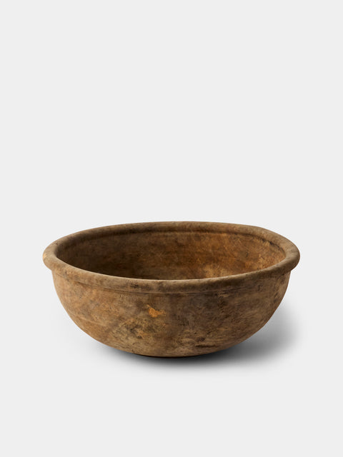 Iida Woodturning - Hand-Turned Earth-Finish Dogwood Bowl - Brown - ABASK - 