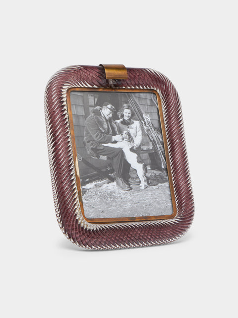 Antique and Vintage - Mid-Century Large Murano Glass Photo Frame -  - ABASK - 