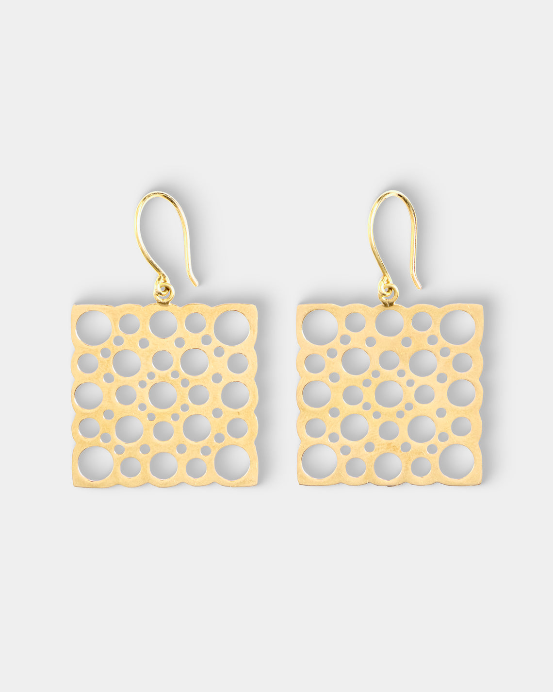 Mahnaz Collection - Women's Vintage 1970 Liisa Vitali for Nestor Westerback Pitsi 14-Karat Gold Earrings - Gold - ABASK - 