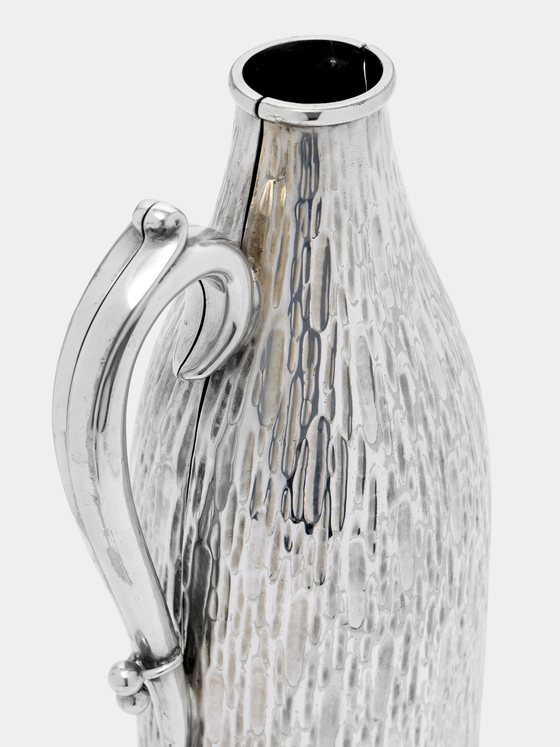 Antique and Vintage - 1900s Silver-Plated Bottle Holder - Silver - ABASK
